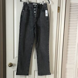 PacSun Charcoal High Rise Jeans, dad jean, size 27